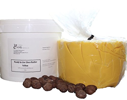 Ham Organik Sarı Shea Yağı 5LB Kova Temiz Kullanıma Hazır Toplu Shea Yağı Ham Afrika Shea Yağı Vücut Yağları Sabun Yapımı için