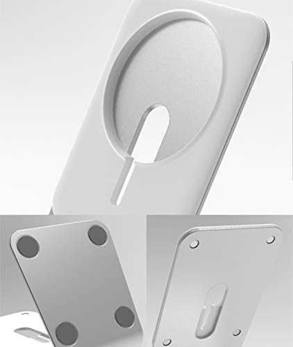 MagSafe için şarj Standı, Alüminyum Masa Tutucu, Cradle, Ofis Masası için Dock, iPhone 12 için MagSafe Şarj Cihazı ile uyumlu,