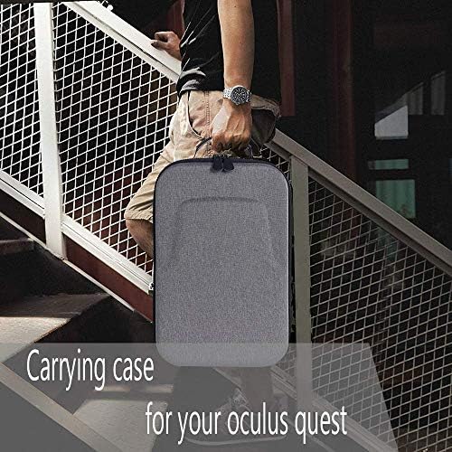 Oriolus Hard Case Oculus Quest için All-in-one VR oyun kulaklığı ve Kontrolörleri Aksesuarları Taşıma Çantası (Gri)