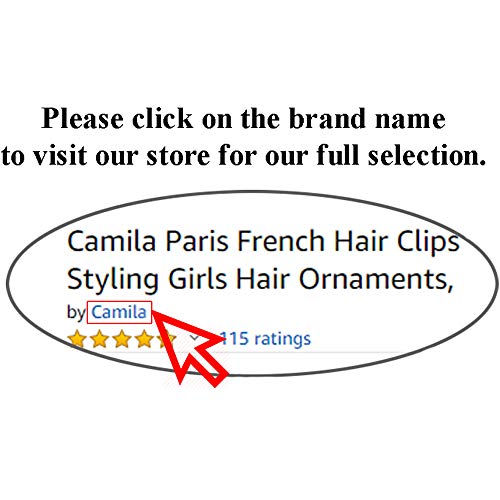 Camila Paris CP3427 Kadınlar için Fransız Saç Tokası, Kızlar Saç Pençe Klipleri Kalın Hacimli Saçlar için Çene Kadınlar için