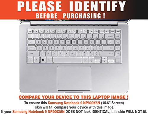 Decalrus-Koruyucu Çıkartması ıçin Samsung Dizüstü 9 NP900X5N (15.6 Ekran) Dizüstü Siyah Doku Yılan Desen kılıf Kapak wrap SNKsamsungNtBk9_np900x5nBlack