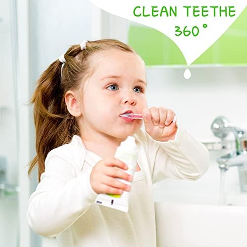 4 Paket Çocuklar U Şekilli Diş Fırçası Silikon 360 U Tipi Diş Fırçası ile 4 Adet Silikon Fırça Kafası Tüm Ağız Diş Fırçası