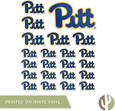 Pittsburgh Pitt Panthers Üniversitesi Sticker Vinil Çıkartması Dizüstü Su Şişesi Araba Karalama Defteri (Tip 3)