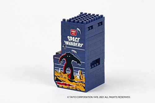 nanoblock-Space Invaders Arcade Dolabı [Space Invaders], nanoblock Karakter Koleksiyonu Serisi Yapı Kiti