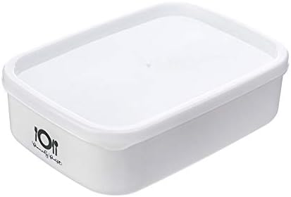 Gıda Saklama Kapları Beyaz Foodsavers Sızdırmaz Öğle Bento Kutusu Yemek Hazırlık Konteyner Mikrodalga Güvenli (Dikdörtgen,