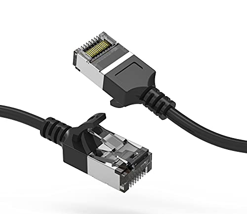 0.5 ft (0.2 M) Kedi.8 U / FTP İnce Ethernet Ağ Kablosu 30AWG 0.5 Feet (0.2 Metre) Gigabit LAN Ağ Kablosu RJ45 Yüksek Hızlı