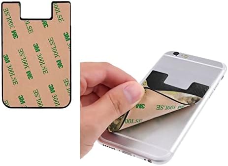 Afrika Fil Telefon Cüzdan, telefon Kredi kartı tutucu 3 m Yapıştırıcı Üzerinde Sopa Cüzdan Cep Kılıf Mate için Cep Telefonu
