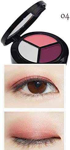 Winnerlink 3 Renk Göz Farı Paleti, pürüzsüz Ultra Yumuşak Göz Farı Paleti Uzun Ömürlü Su Geçirmez Göz Tozu Yüksek Pigmentli
