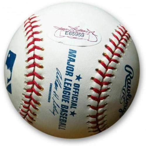 Scott Kazmir İmzalı İmzalı Beyzbol Resmi MLB Topu Dodgers JSA E65959-İmzalı Beyzbol Topları