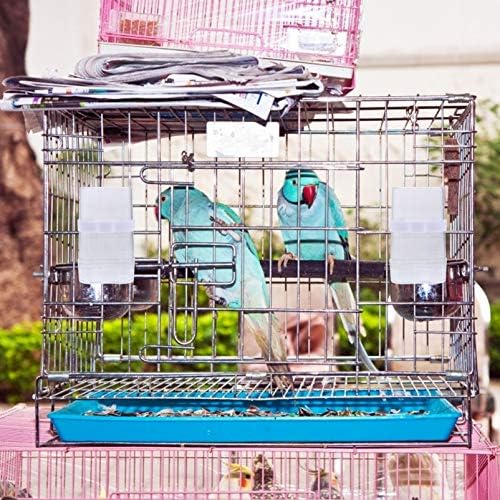 YARNOW Su Besleyiciler Kuşlar için Kuş Kafesi Otomatik Içme Suyu Besleyici Şişe Su Besleyici Kase için Papağan Amerika Papağanı