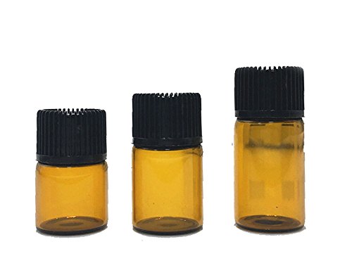 25 Pcs 3 ML Boş Doldurulabilir Amber Cam uçucu yağ Şişeleri Aromaterapi Reaktifler için Şişeler Köln Parfüm Kozmetik Sıvı Örnek