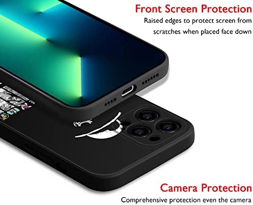 ıPhone 13/13 Pro/13 Pro Max Kılıf ile uyumlu,Anime Tasarım Yumuşak Silikon Darbeye Dayanıklı Koruyucu İnce iPhone kılıfları