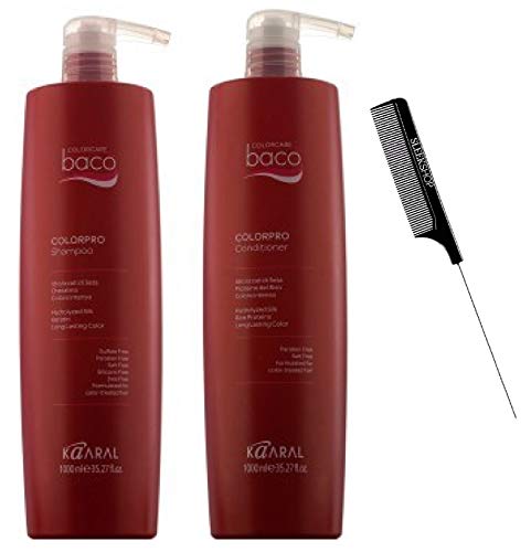 Kaaral Colorcare BACO Color Pro Şampuan ve Saç Kremi Seti Renk Sonrası Bakım ColorPro Asit pH Hidrolize İpek ve Keratin (Şık