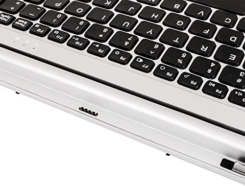 HAİJUN Tablet PC Kapak Kılıf Tablet PC Manyetik Yerleştirme Sert Klavye için Jumper EZpad 6(Gümüş) (Renk: Gümüş)