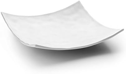 Lacor Kare Melamin Tepsi, Beyaz, 25 x 25 x 5 cm
