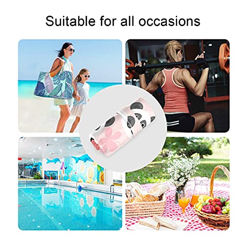 xigua 2 ADET Panda Islak kuru çanta Bez Bebek Bezi Su Geçirmez Mayolar saplı çanta Bileklik Seyahat Plaj Çantası