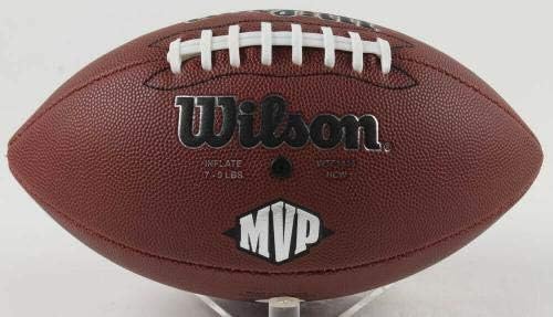 Vinny Testaverde İmzalı Wilson Nfl Logosu Mvp Futbol Jsa Korumalı Coa İmzalı Futbol Toplarına Tanık Oldu
