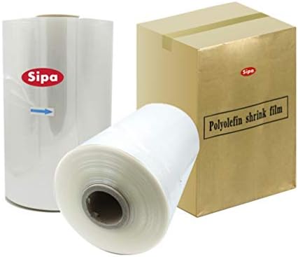 SIPA 11 60 Ölçer Poliolefin Shrink Film ısı Wrap POF Centerfold 4375' ayaklar (5)