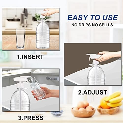 2 Paket Otomatik İçecek Dispenseri Pompası, Elektronik Süt Dispenseri, Su Suyunun Taşmasını Önler, Buzdolabı için Süt Dispenseri,
