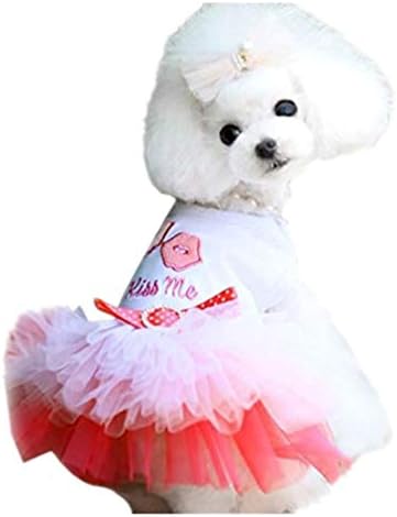 Sumen Küçük Köpek Kedi Dantel Etek Prenses Tutu Elbise için Pet Köpek Kostümleri