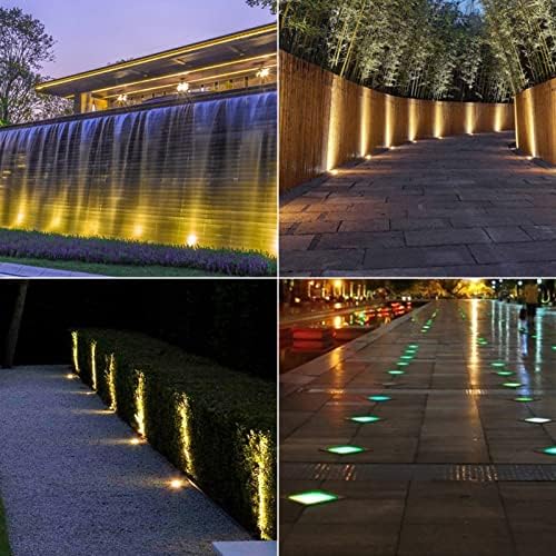 ALGXYQ toz geçirmez açık LED Inground ışıkları AC220V AC12/24 V dikdörtgen gömme spot IP67 su geçirmez Plaza koridor bahçe