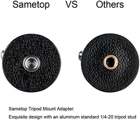 Sametop tripod bağlama aparatı Adaptörü Vida Dağı GoPro Hero ile Uyumlu 10, 9, 8, 7, 6, 5, 4, Oturum, 3+, 3, 2, 1, Kahraman