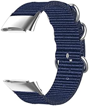 FFENFEI saat kordonları Fitbit Şarj 5 ıçin Compatbile Kadın ve Erkek, yumuşak Tuval Saat Kayışı Spor akıllı saat kayışı Bilezik