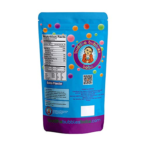 Hindistan Cevizi Chai Boba / Bubble Tea İçecek Karışımı Tozu Buda Bubbles Boba 10 Ons (283 Gram)
