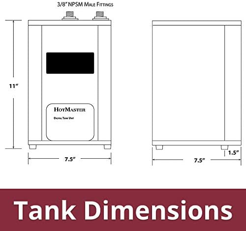 Westbrass DT1F282 - 26 Çağdaş 14 içinde. HotMaster DigiHot Dijital Tank Sistemli Sıcak ve Soğuk Su Sebili Musluk, Parlak Krom