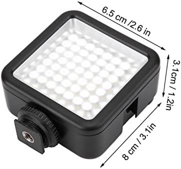 XUNWENR SLR kamera Telefonu Kafes W49 için Fit LED video ışığı Kamera Vlog ışık Mini taşınabilir fotoğraf ışığı soğuk ayakkabı