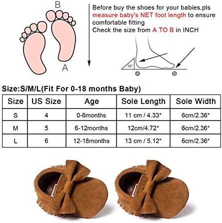 LİVEBOX Bebek Bebek Kız ve Erkek Premium Yumuşak Taban Moccasins Püsküller Prewalker Kaymaz bebek ayakkabısı