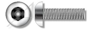 (2500 adet) 6-32 X 1-1/2 Güvenlik Makine Vidaları Düğme Kafası Altıgen Soket Pimi Paslanmaz Çelik ABD'de Aspen Bağlantı Elemanları,