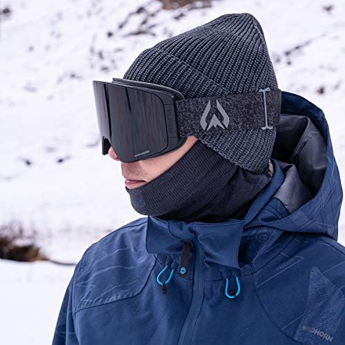 Wildhorn Boru Hattı kayak Gözlüğü-Geniş Görüş Anti-Sis Unisex Silindirik Snowboard Gözlüğü