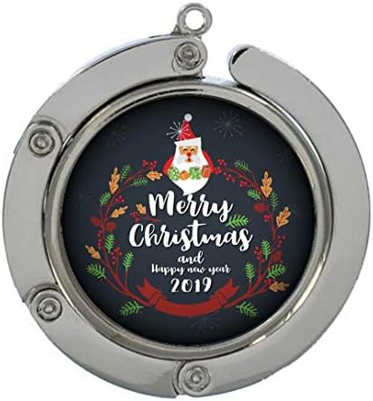 Elf Evi Sanatsal Merry Christmas Çelenk İllüstrasyon Kanca, Kubbe Cam Kanca, Renkli