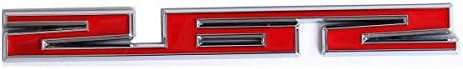 Çifti Set Metal 262 Amblem Çıkartması Logo Trim Rozeti Evrensel Araba Kamyon ile Uyumlu (Krom Kırmızı)