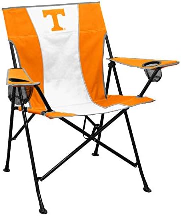 Logo Markalar NCAA Tennessee Gönüllüler Unisex Yetişkin Oyun Öncesi Sandalye ıle Iki Bardak Tutucu, Bir Boyut, Renkli