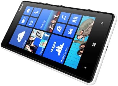 Nokia Lumia 820 RM-824 8GB AT & T Kilidi Açık (Yalnızca GSM, CDMA yok) 4G LTE Windows 8 Telefon-Beyaz