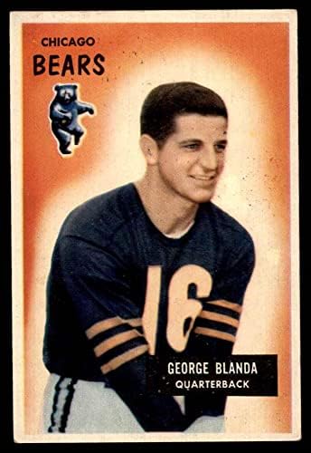 1955 Bowman 62 George Blanda Chicago Bears (Futbol Kartı) ESKİ Ayılar Kentucky