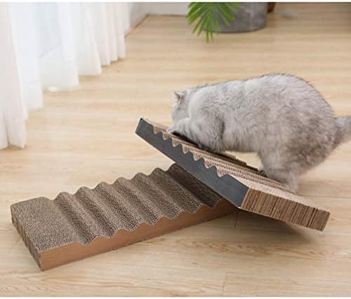 POPETPOP Kedi Scratcher Karton Kitty Oluklu Kağıt Tırmalama Pedi Yatak Taşlama Pençeleri Kurulu tırmalama oyuncağı Pet