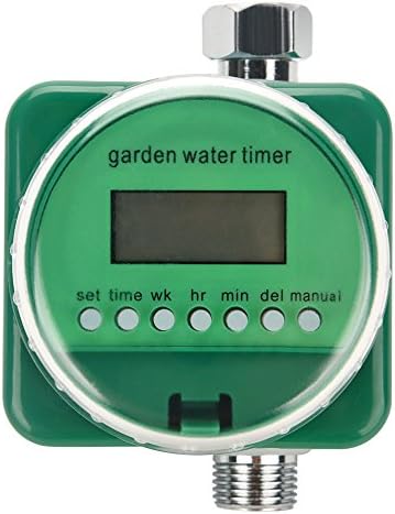 Tgoon Sulama Denetleyicisi, yeşil Yağmur Sensörü LCD Ekran Plastik Otomatik Sulama Denetleyicisi Denetleyicisi ile Bahçe için