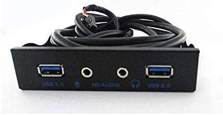 huıcouldtool 20 Pin 2 Port USB 3.0 HUB Mikrofon Ses 3.5 mm PC Disket Sürücü Yuvası Ön Panel
