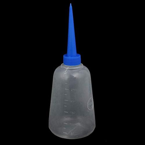 EuısdanAA 250 ml Yumuşak Plastik Endüstriyel Dağıtım sıkmalı şişe Temizle (Botella de dispensación ındustrial de plástico blando