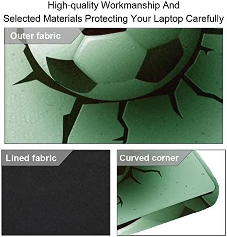Futbol Futbol Spor Laptop çantası 14.5 İnç Evrak Çantası Laptop omuz askılı çanta Laptop taşıma çantası Bilgisayar ve Tablet