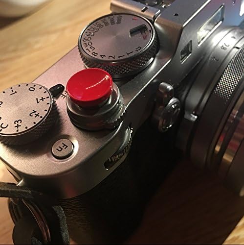LXH 2 Paketleri Metal Içbükey ve Şişkin Yüzey Kamera Yumuşak Deklanşör Düğmesi Fujifilm için XT20 X100F X-T2 X100T X-PRO2 X-T10