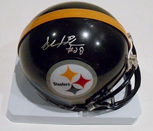 Shamarko Thomas İmzalı Pittsburgh Steelers Mini Çoğaltma Kaskı w / COA İmzalı NFL Mini Kaskları