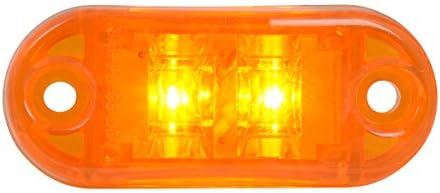 GG Büyük Genel 87390 Amber / Amber işaretleyici ışığı (Küçük Oval 2-LED, Lens)