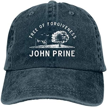 John Prine şapka Unisex moda Retro ayarlanabilir Denim şapka beyzbol şapkası