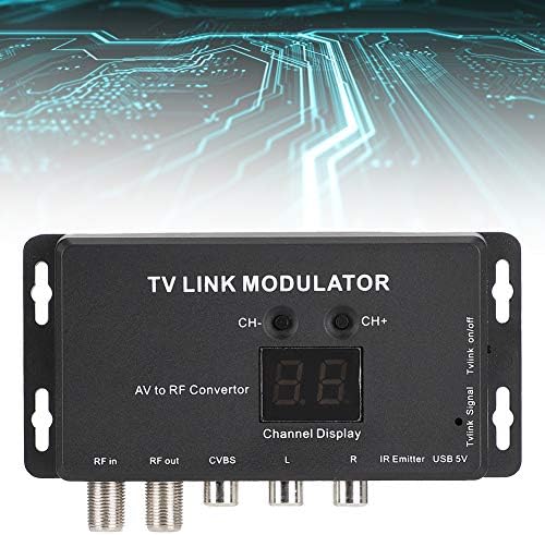 UHF Modülatör, TM70 UHF TV Bağlantı Modülatörü AV-RF Dönüştürücü IR Genişletici Kanal Ekranlı, Modülatör Modülatör AV-RF Dönüştürücü