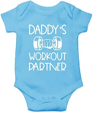 CBTwear Babanın Egzersiz Ortağı-Komik Fitness Kıyafetleri-Sevimli Bebek Tek Parça Bebek Bodysuit