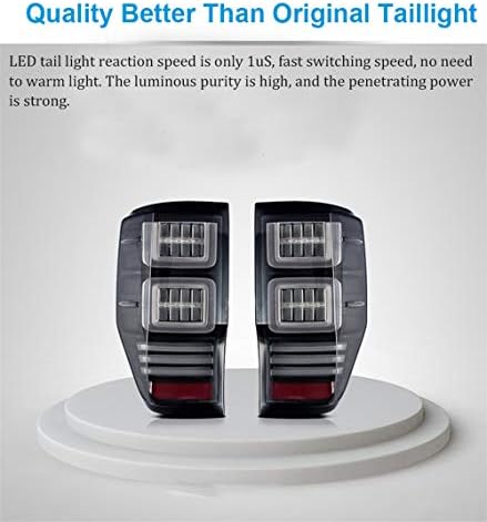 Yeni LED arka lambaları Montaj Ford Ranger 2012-2018 Için LED arka lambası fren ters ışık arka Back Up Lamba DRL araba park